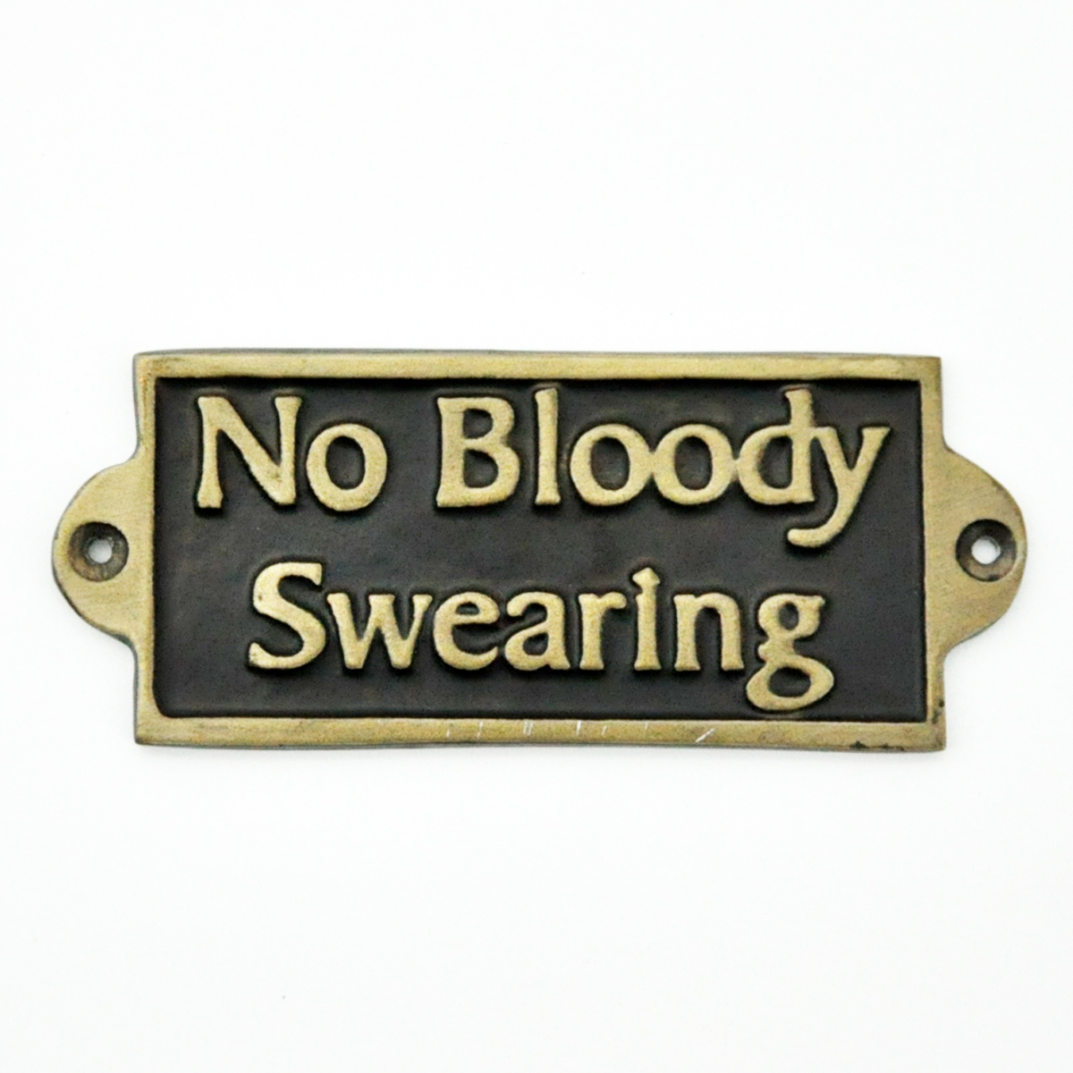 No Bloody Swearing – Metal Sign No Bloody Swearing – Metal Sign