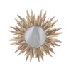 86cm Round Metal Wall Mirror – Modern Statement Design, 5cm Deep Frame