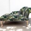 120 × 46 × 57 cm Palm Leaf Mini Chaise Longue
