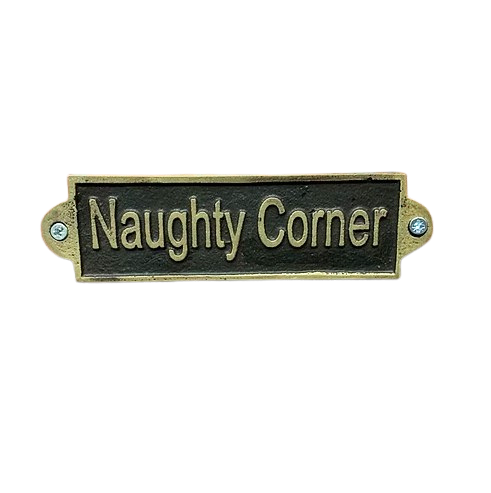 Naughty Corner – Metal Sign Naughty Corner – Metal Sign