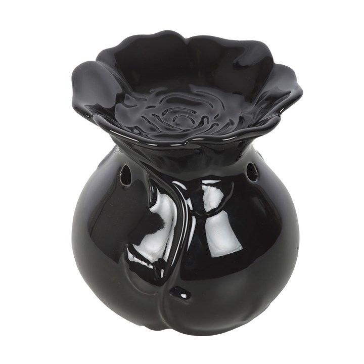 Black Rose Oil Burner Black Rose Oil Burner - Image 2