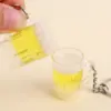 Mini Beer Mug Keychain – Acrylic Drink Key Ring Accessory (1–10 pcs)
