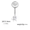 Funny Middle Finger Keychain – Stainless Steel Rude Gesture Key Ring Gift