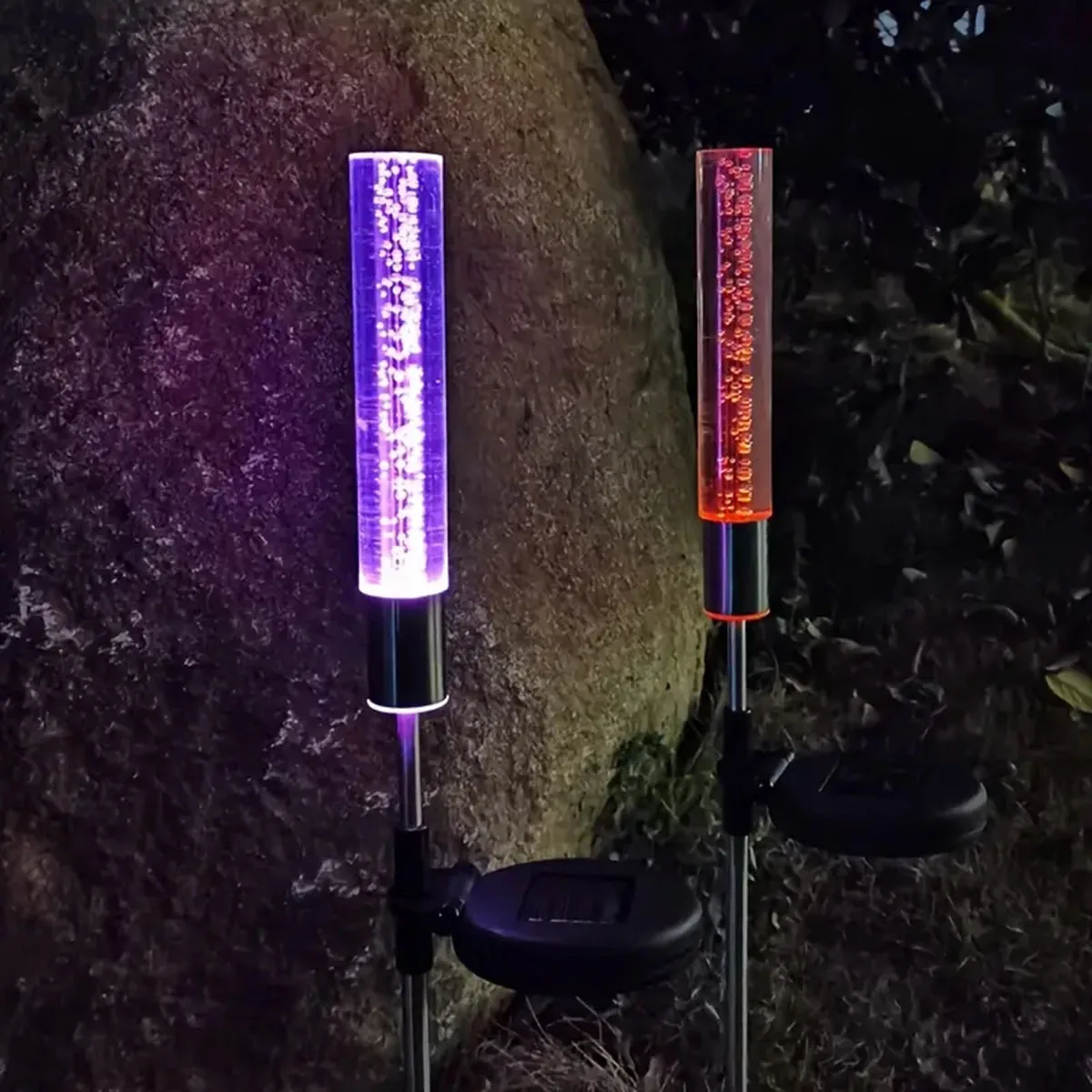 Solar Bubble Bar Garden Lights – Colour-Changing Outdoor Landscape Lamps Solar Bubble Bar Garden Lights – Colour-Changing Outdoor Landscape Lamps - Image 10