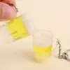 Mini Beer Mug Keychain – Acrylic Drink Key Ring Accessory (1–10 pcs)