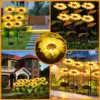 LED Solar Sunflower Lights – Waterproof Garden Flower Lamps for Outdoor Decoration
