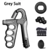 Adjustable Grip Strengthener – 5–150 kg Hand Grip Exercise Tool