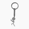 Funny Middle Finger Keychain – Stainless Steel Rude Gesture Key Ring Gift