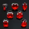 7-Piece Crystal Ring Set – Large Rhinestone Open Rings for Women, Ladies & Girls