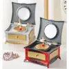 Rotating Ballerina Music Box with Drawer – Elegant Hand-Crank Jewellery Box for Girls