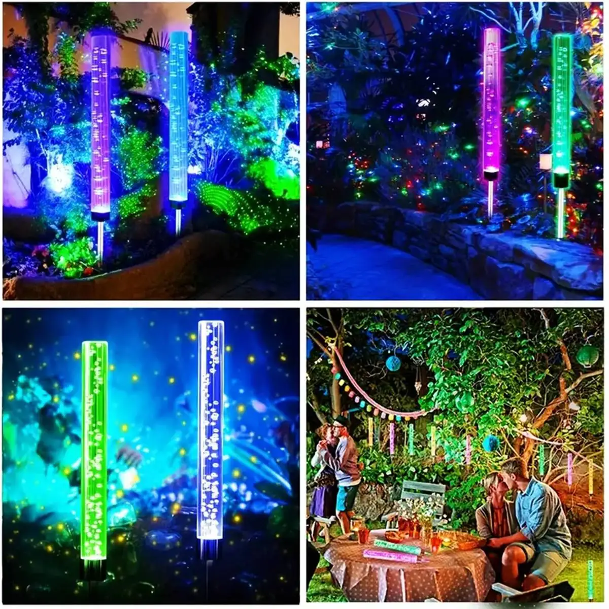 Solar Bubble Bar Garden Lights – Colour-Changing Outdoor Landscape Lamps Solar Bubble Bar Garden Lights – Colour-Changing Outdoor Landscape Lamps - Image 11