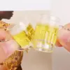 Mini Beer Mug Keychain – Acrylic Drink Key Ring Accessory (1–10 pcs)