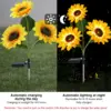 LED Solar Sunflower Lights – Waterproof Garden Flower Lamps for Outdoor Decoration