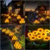 LED Solar Sunflower Lights – Waterproof Garden Flower Lamps for Outdoor Decoration