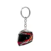 Motorcycle Helmet Keychain – 2D Mini Helmet Key Ring Gift Accessory