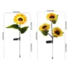 LED Solar Sunflower Lights – Waterproof Garden Flower Lamps for Outdoor Decoration