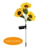 LED Solar Sunflower Lights – Waterproof Garden Flower Lamps for Outdoor Decoration