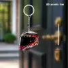 Motorcycle Helmet Keychain – 2D Mini Helmet Key Ring Gift Accessory