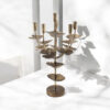 57cm Gold Metal Candle Holder – Large Luxury Decorative Candle Stand