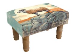 Sheep Footstool – Cute Animal Ottoman with Soft Fabric