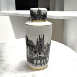 36 cm Ceramic Jar With Lid