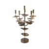 57cm Gold Metal Candle Holder – Large Luxury Decorative Candle Stand