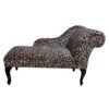 120 × 46 × 57 cm Leopard Mini Chaise Longue