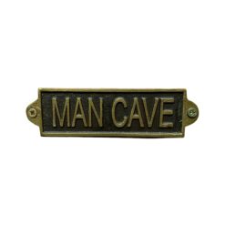 Man Cave Metal Sign – Fun Home Décor Plaque