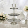 56 cm Three-Tier Cake Stand – Decorative Serving Display for Parties & Events