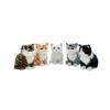 14 cm Standing Cats – Decorative Figurines in 6 Assorted Colours
