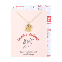 Alternative view of Love Letter Locket Necklace on Greeting Card