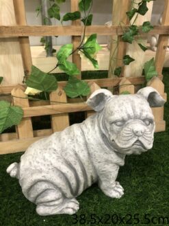 39×20×26 cm Sitting Bulldog Ornament