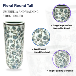 Alternative view of 18" Umbrella Stand – Stylish Hallway Storage for Umbrellas & Walking Sticks