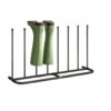 4-Pair Black Boot & Shoe Welly Stand – Indoor/Outdoor Storage Organiser