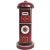 42CM Postbox Table Clock – Vintage Royal Mail Style Decor