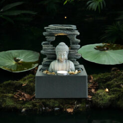 24CM Buddha Indoor Water Fountain