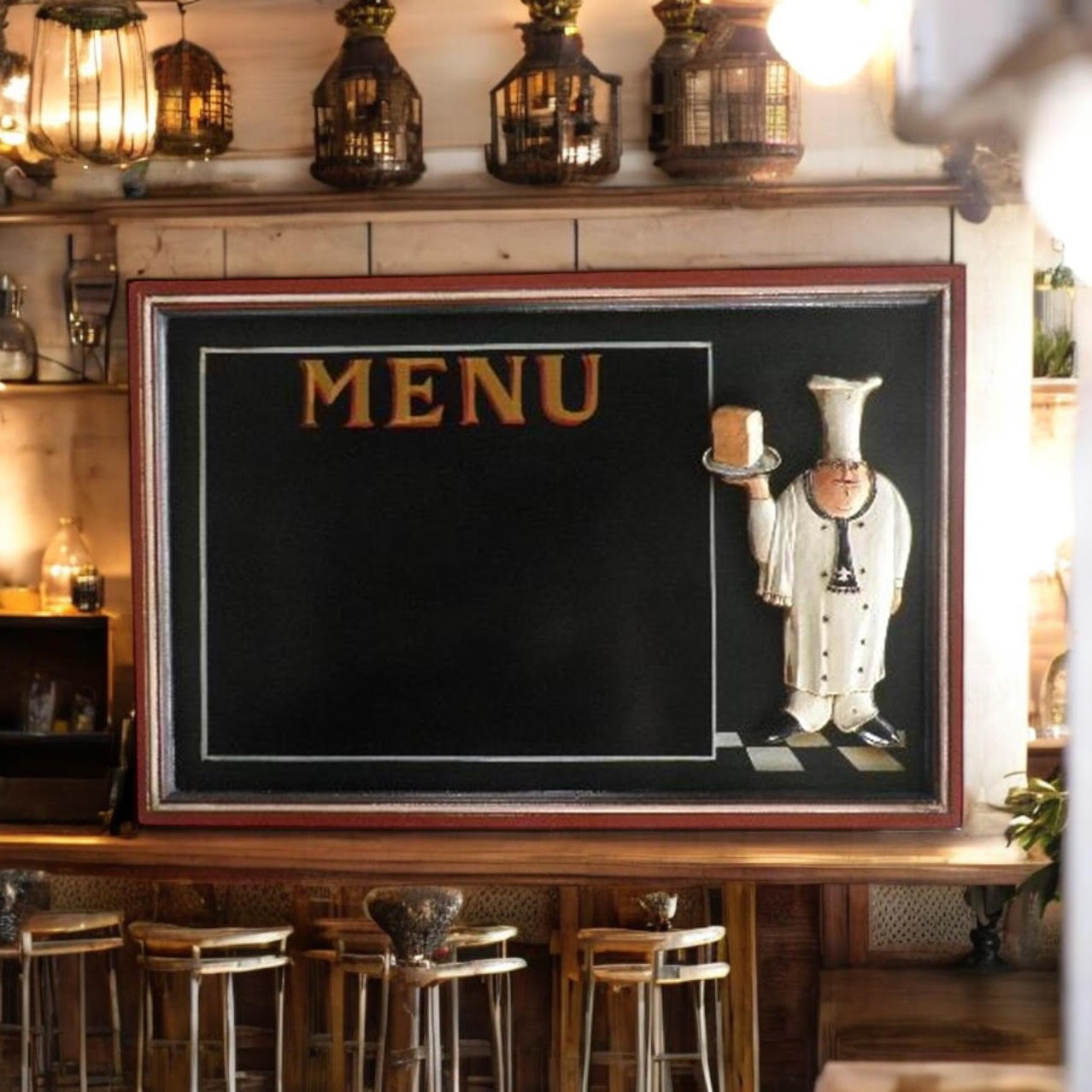 60×40 cm Chef Menu Blackboard 60×40 cm Chef Menu Blackboard - Image 3