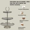 56 cm Three-Tier Cake Stand – Decorative Serving Display for Parties & Events