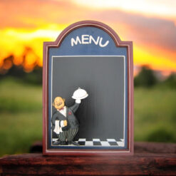 60×40 cm Waiter Menu Blackboard – Decorative Chalkboard Sign