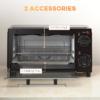 Mini Oven, 9L Countertop Electric Grill, Toaster Oven 750W Mini Oven, 9L Countertop Electric Grill, Toaster Oven 750W
