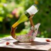 Decoupage Duck Wine Bottle Holder Decoupage Duck Wine Bottle Holder