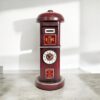 42CM Postbox Table Clock – Vintage Royal Mail Style Decor