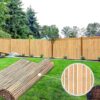 Bamboo Slatted Fence 1.8m x 4m – Natural Garden Screening Roll