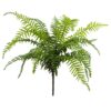 50cm Artificial Boston Fern Plant – Lush Green Fronded Indoor Decoration