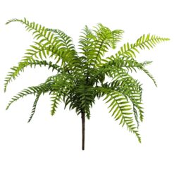 50cm Artificial Boston Fern Plant – Lush Green Fronded Indoor Decoration