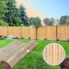 Bamboo Slatted Fence 1.8m x 4m – Natural Garden Screening Roll