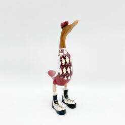 45 cm Golfer Duck Ornament for Home & Garden