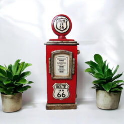 48 cm Route 66 Key Box – Vintage Wall-Mounted Key Cabinet for Home & Garage