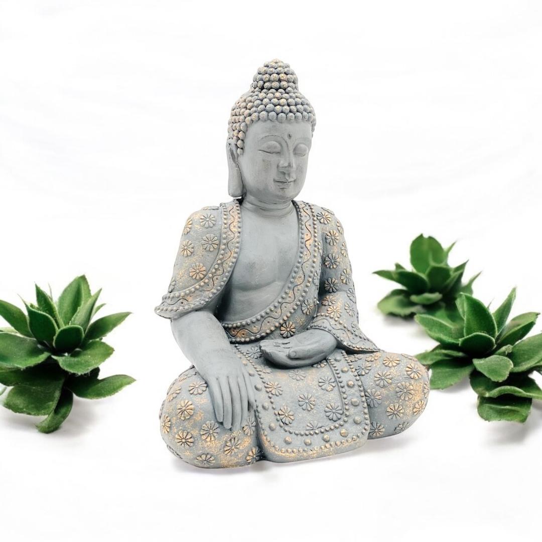 60cm Buddha Ornament Garden & Home Sculpture 60cm Buddha Ornament Garden & Home Sculpture - Image 3