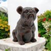 30x33cm Sitting Dog Garden Statue – Charming Outdoor Ornament